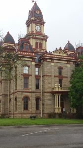 the Caldwell County courthouse in Lockhart, TX